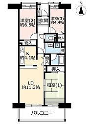 間取図画像 3LDK