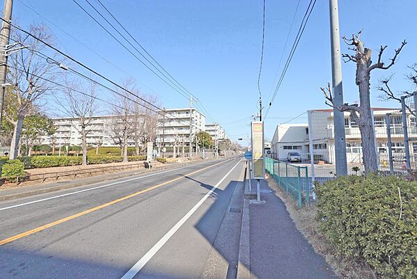 画像13:内野小学校バス停