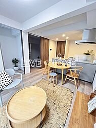 JR総武線 東中野駅 徒歩9分の賃貸マンション 地下1階2LDKのリビング/ダイニング