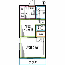 間取図画像 2K