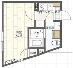アーバンステージ下落合 1Kの間取図画像