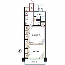 コンフォリア下落合 1LDKの間取図画像