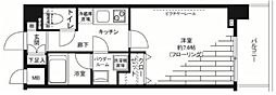 ステージファースト新宿西落合 1Kの間取図画像