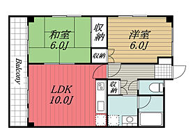 千葉県千葉市中央区都町3丁目（賃貸マンション2LDK・3階・50.35㎡） その2