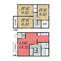 千葉県千葉市稲毛区園生町（賃貸タウンハウス3LDK・1階・80.58㎡） その2