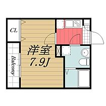 千葉県千葉市中央区白旗3丁目（賃貸アパート1K・2階・21.06㎡） その2