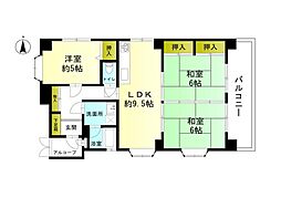 間取図画像 3LDK