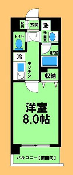 東京都八王子市西片倉3丁目(賃貸マンション1K・1階・25.06㎡)の写真 その2