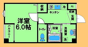 神奈川県相模原市緑区橋本6丁目（賃貸マンション1K・2階・25.12㎡） その2