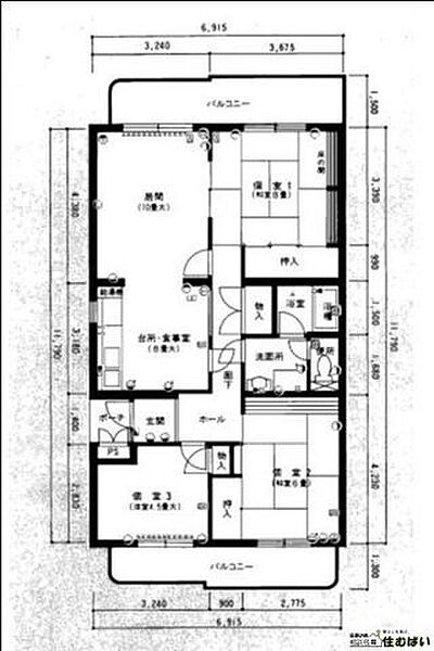 間取りを拡大表示