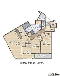 センターマークスタワー 3LDKの間取図画像