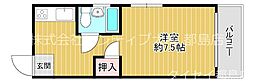 間取図画像 1K