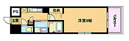 東洋プラザ都島南 1Kの間取図画像