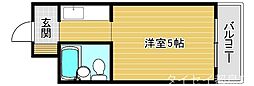 ハイライフ中野 1Kの間取図画像