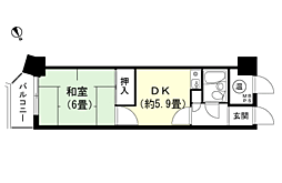 間取図画像 1DK
