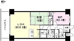 間取図画像 1SLDK