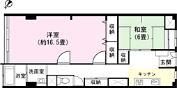 伊東マンション本館 3Kの間取図画像