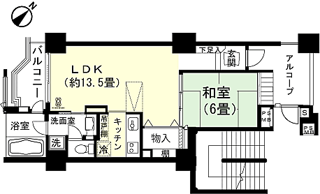 間取りを拡大表示