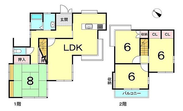 間取りを拡大表示