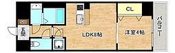 Osaka Metro千日前線 小路駅 徒歩6分の賃貸マンション 3階1LDKの間取り