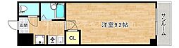 高津ヒルトン 1Kの間取図画像