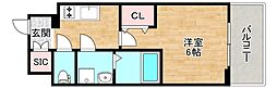 大阪市生野区中川東2丁目マンション 1Kの間取図画像