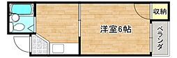 レクサス新今里 ワンルームの間取図画像