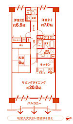 間取図画像 3LDK