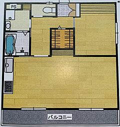 エクセレント宝殿2号棟 1LDKの間取図画像