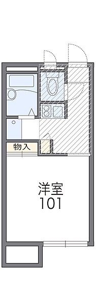 レオパレスサンガーデン 108｜兵庫県高砂市神爪 2丁目(賃貸アパート1K・1階・20.28㎡)の写真 その2