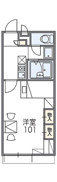 レオパレスサニーハイツ 102｜兵庫県姫路市書写(賃貸アパート1K・1階・23.18㎡)の写真 その2