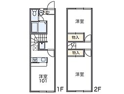 レオパレスはーとぼっくす 1階/115