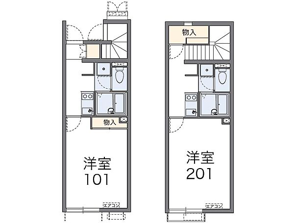 レオネクストＭ＆Ｍ 102｜兵庫県小野市黒川町(賃貸アパート1K・1階・25.06㎡)の写真 その2