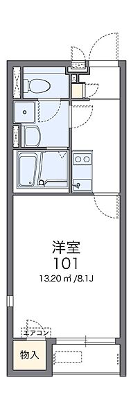 レオネクストアンクオーレ 103｜兵庫県三木市大塚 1丁目(賃貸アパート1K・1階・25.89㎡)の写真 その2