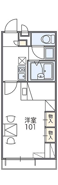 レオパレス東原 108｜兵庫県明石市大久保町西島(賃貸アパート1K・1階・23.18㎡)の写真 その2