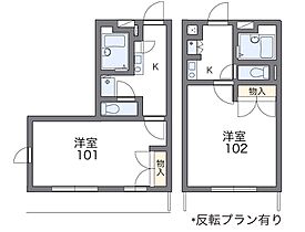 レオパレスヴェール 105 ｜ 兵庫県神戸市西区伊川谷町潤和1530-1（賃貸アパート1K・1階・23.18㎡） その2