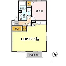 クレールハイム B201 ｜ 兵庫県加古川市西神吉町岸156-1（賃貸アパート1LDK・2階・53.76㎡） その2