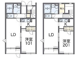 レオネクストコナ＆マム 202 ｜ 兵庫県明石市二見町福里（賃貸アパート1LDK・2階・47.20㎡） その2