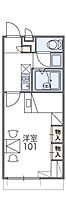 レオパレス播磨II 105 ｜ 兵庫県加古郡播磨町東野添 2丁目19-1（賃貸アパート1K・1階・23.18㎡） その2