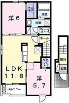 グラン　フィオーレＢ 201 ｜ 兵庫県神崎郡福崎町南田原（賃貸アパート2LDK・2階・56.68㎡） その2