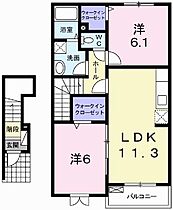 ノース　カレントV 203 ｜ 兵庫県相生市汐見台（賃貸アパート2LDK・2階・57.57㎡） その2