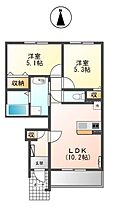 兵庫県豊岡市日高町上石（賃貸アパート2LDK・1階・49.26㎡） その2