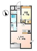 モンテ　フェリーチェ  ｜ 兵庫県明石市王子 1丁目（賃貸マンション1LDK・3階・41.80㎡） その2