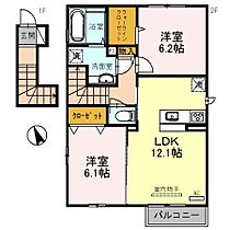 ビアハウスIII 201 ｜ 兵庫県洲本市物部 2丁目5-17（賃貸アパート2LDK・2階・63.21㎡） その2