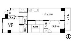 BLUE-S 3LDKの間取図画像