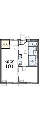 レオネクストOHANA 1LDKの間取図画像