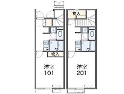レオネクスト葵 1Kの間取図画像