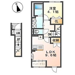 クローバーエイト 2階/-