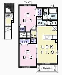 カーサ　ドマーニ 2階/201