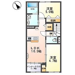 カモミール 2階/-